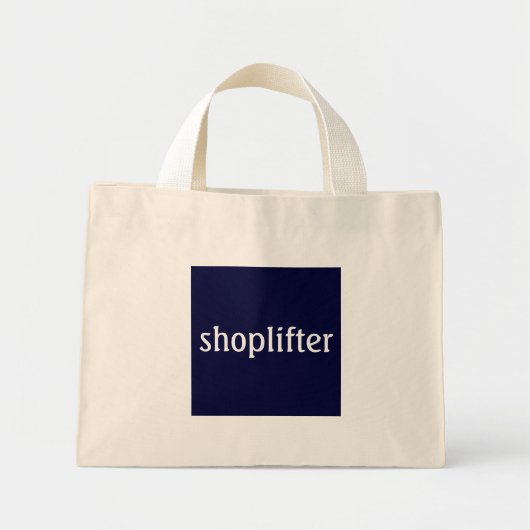 Shoplider Mini Stoffbeutel (Vorne)