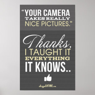 Shoppe-Satire - Spaß für Fotograf-Druck Poster