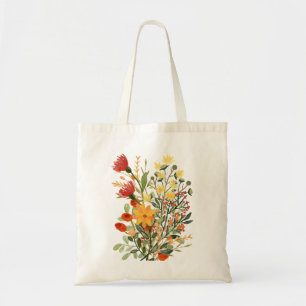 Shopper mit floral Print Tragetasche