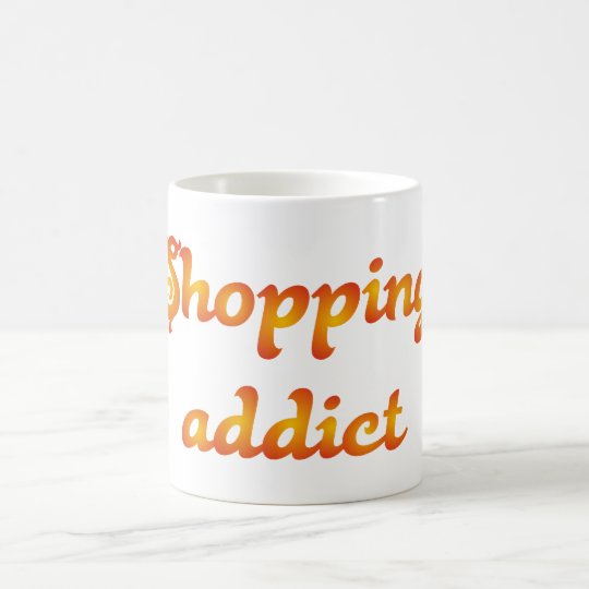 shopping addict kaufsüchtig kaffeetasse