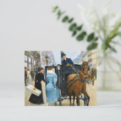 Shopping auf der Rue de la Paix Postkarte (Stehend Vorderseite)