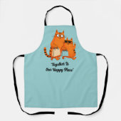Shopping Day Cat Love Schürze (Vorderseite)