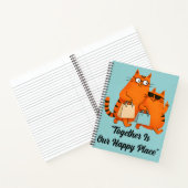 Shopping Day Cat Love Spiral Notebook Notizblock (Innenseite)