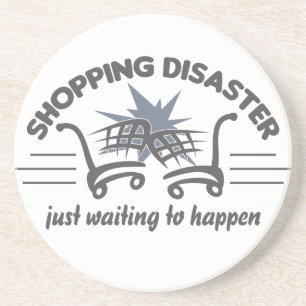 Shopping Desaster Untersetzer