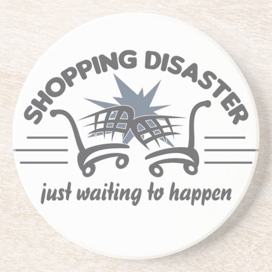 Shopping Desaster Untersetzer (Vorne)