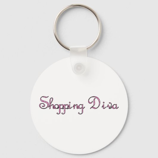 Shopping Diva Schlüsselanhänger (Vorderseite)
