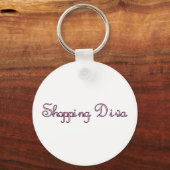 Shopping Diva Schlüsselanhänger (Vorderseite)