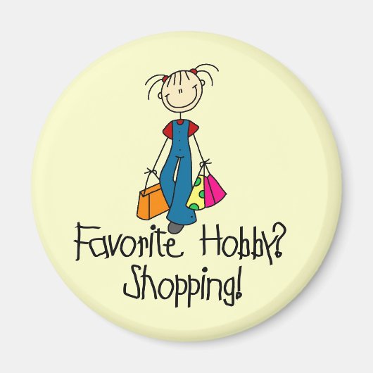 Shopping Favorite Hobby Magnet (Vorne)