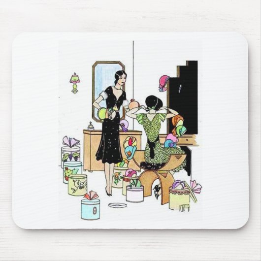 Shopping für Hüte Mousepad (Vorne)