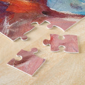 Shopping mit Red House von Edvard Munch Puzzle (Seite)