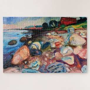 Shopping mit Red House von Edvard Munch Puzzle