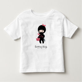 Shopping Ninja Girl Kleinkind T-shirt