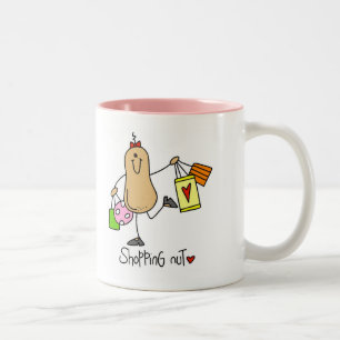 Shopping-Nuss-Tasse Zweifarbige Tasse