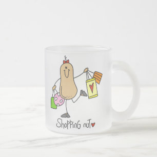 Shopping Nut T-Shirts und Geschenke Mattglastasse