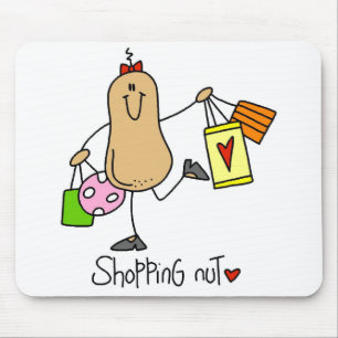 Shopping Nut T-Shirts und Geschenke Mousepad