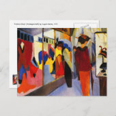 Shopping Postkarte: Mode Shop by Macke Postkarte (Vorne/Hinten)