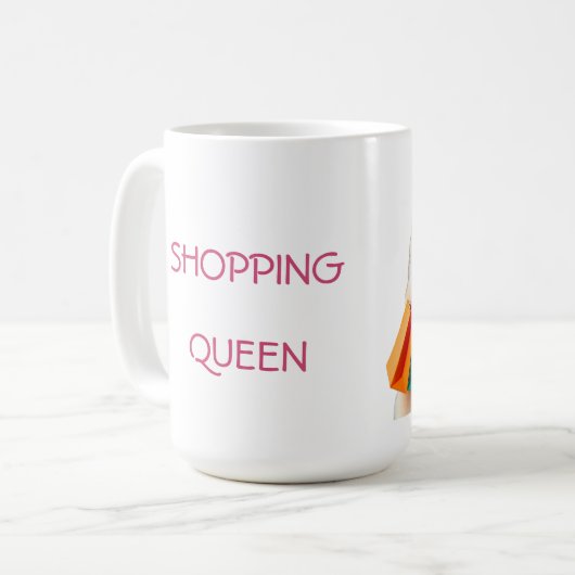  Shopping Queen Cat Kaffeetasse (Vorderseite Links)