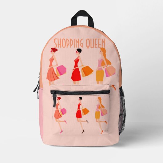 Shopping Queen Collection: Damen  Bedruckter Rucksack (Vorderseite)
