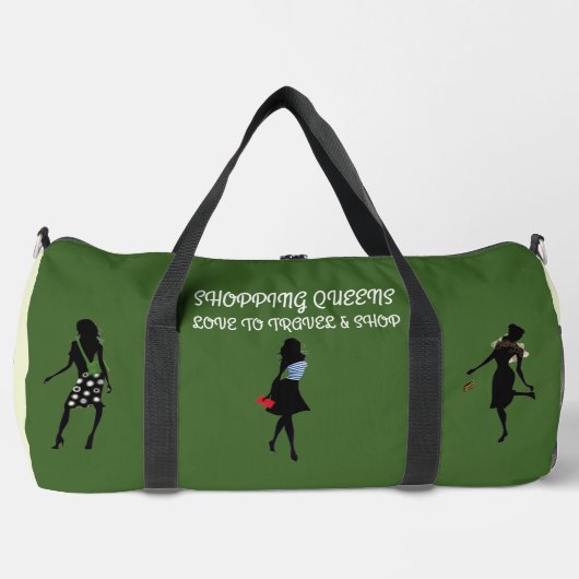 Shopping Queen Collection-Damen Groß Duffle Bag (Vorderseite)