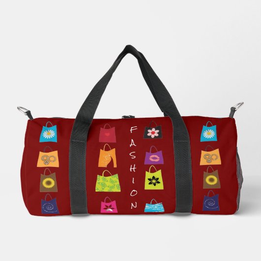 Shopping Queen Collection-Damen Klein Duffle Bag (Vorderseite)