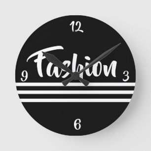 SHOPPING QUEEN COLLECTION - ROUND CLOCK RUNDE WANDUHR