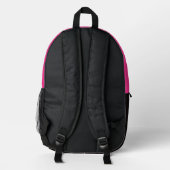Shopping Queen Kollektion - Bedruckter Rucksack (Rückseite)
