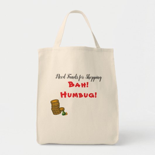 Shopping Sarcastic Humbug Tote Tasche (Vorne)