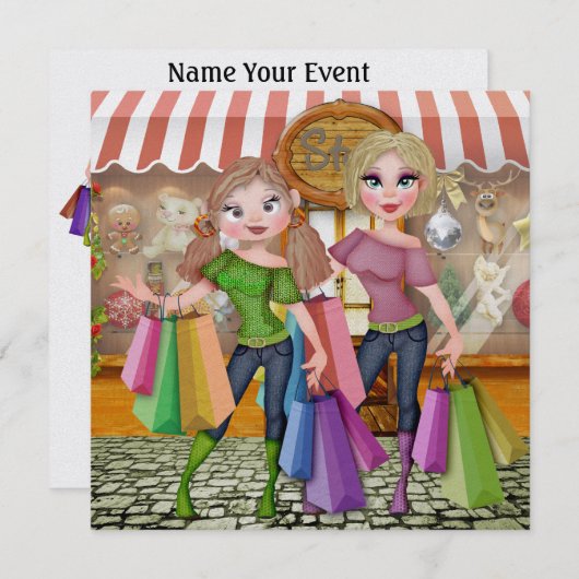 Shopping:Save the Date" - SRF Save The Date (Vorne/Hinten)