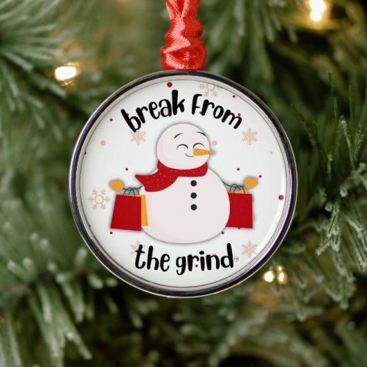 Shopping Snowman BFTG Ornament (Baum)