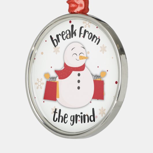 Shopping Snowman BFTG Ornament (Links)