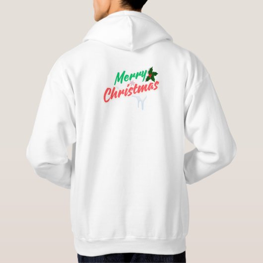 Shopping Spree des Weihnachtsmanns Hoodie (Rückseite)