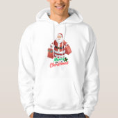 Shopping Spree des Weihnachtsmanns Hoodie (Vorderseite)
