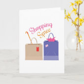 Shopping spree karte (Gelbe Blume)