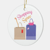 Shopping spree keramikornament (Links)