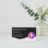 Shopping Thema Moderne Visitenkarten Visitenkarte (Stehend Vorderseite)