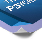 Shopping Therapy Funny Poster Sign (Ecke)