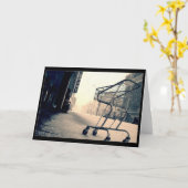 Shopping Trolley Cart Karte (Gelbe Blume)