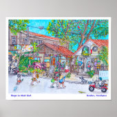 Shops in West End Poster (Vorne)