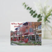 Shops Town Sea Pines Hilton Head Island Postkarte (Stehend Vorderseite)