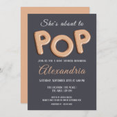 Shops zum Pop Unisex Kinderdusche Einladung (Vorne/Hinten)