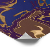 Shore Abstrakt Art Poster (Ecke)