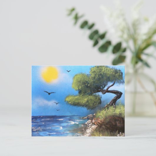 Shore Bent Postkarte (Stehend Vorderseite)