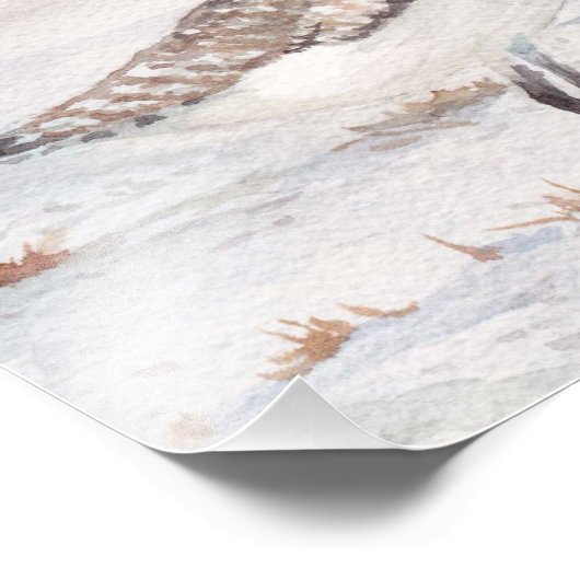 Shore Bird Art Reproduction Foto Print (Ecke)