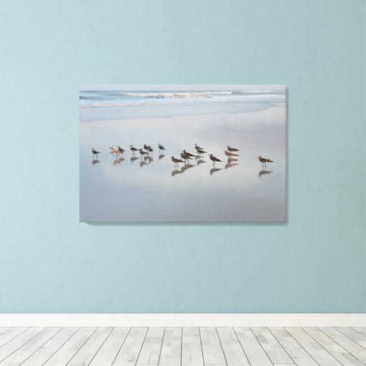 Shore Birds Leinwanddruck (Insitu (Holzboden))