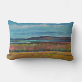 Shore Landscape Art Deco Lendenkissen