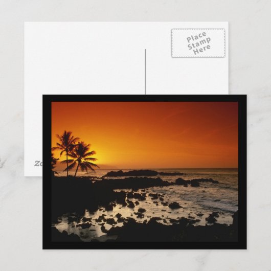 Shore Oahu Hawaii Postkarte (Vorne/Hinten)