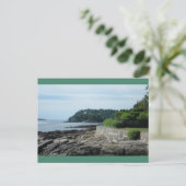 Shore Path, Bar Harbour, Maine Postcard Postkarte (Stehend Vorderseite)