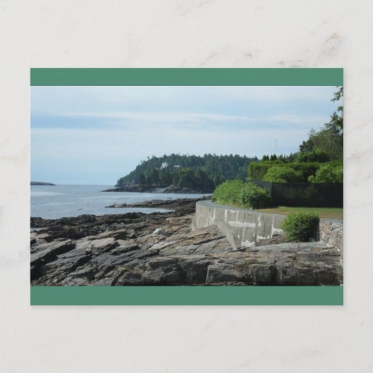 Shore Path, Bar Harbour, Maine Postcard Postkarte (Vorderseite)