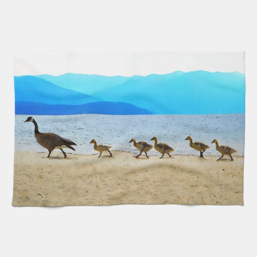 Shore Patrol Canada Geese Handtuch (Horizontal)