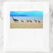 Shore Patrol Canada Geese Rechteckiger Aufkleber (Tasche)